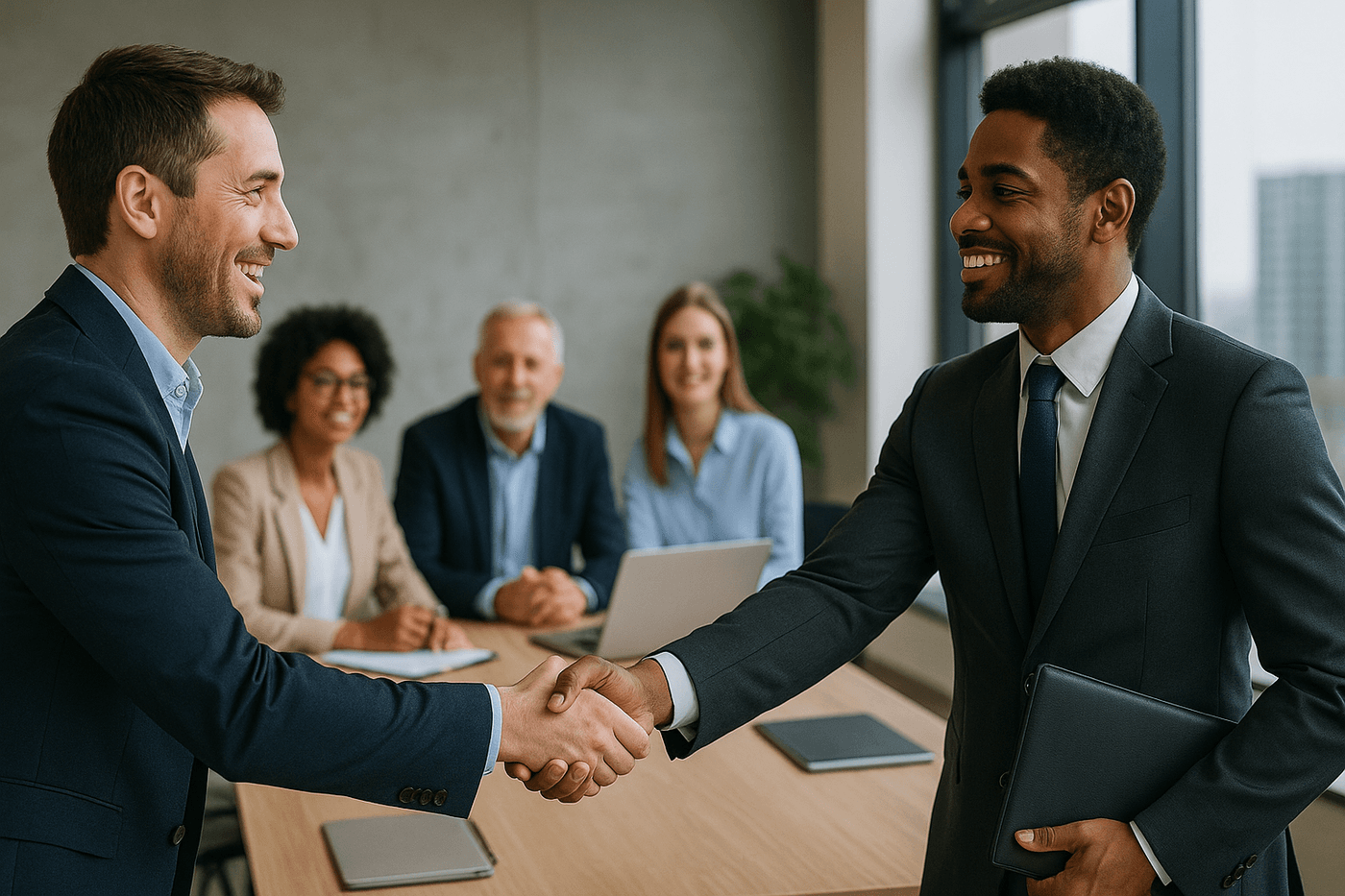 AI-powered US IT recruitment team reviewing candidate intelligence and hiring analytics
